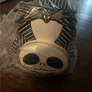 Nightmare before christmas Black and White Skeleton Backpack